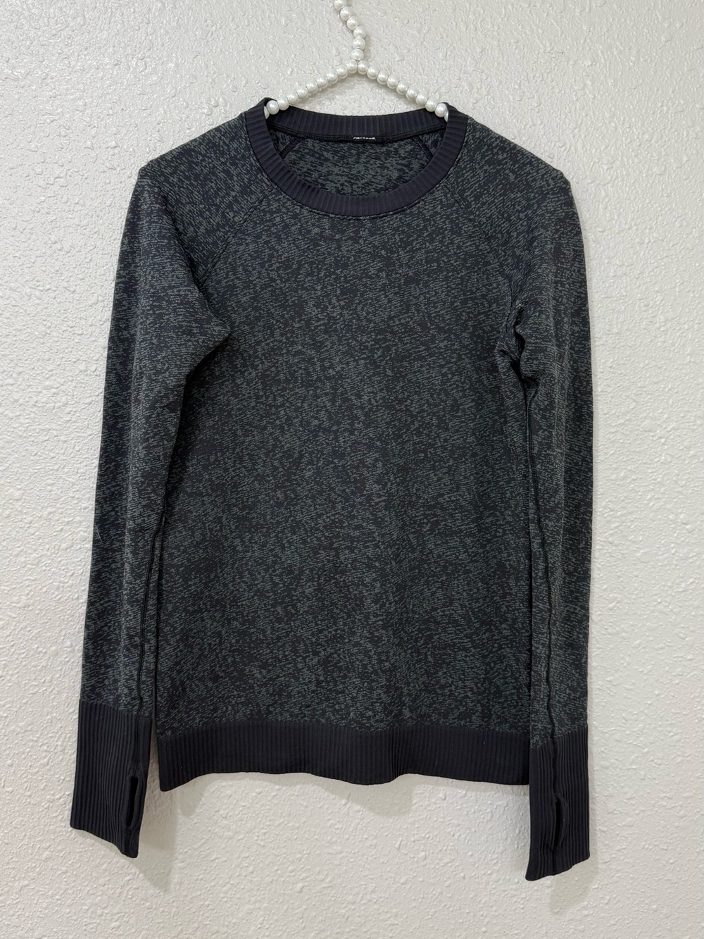 Lululemon Swiftly Tech Long Sleve Shirt With Thumb Holes Sz S